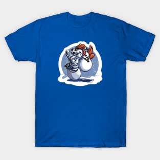Snowman Header T-Shirt
